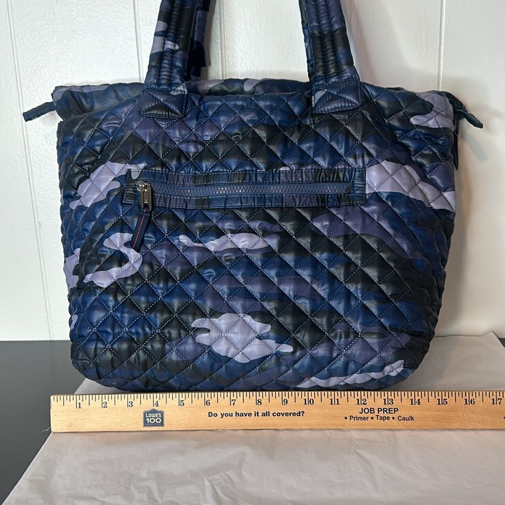 OLIVER THOMAS Wingwoman Large Tote Bag Blue Camo Travel Luggage Purse - Picture 13 of 17